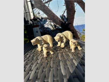 Abbildung: 4 Eisbären Bullyland, gebraucht 